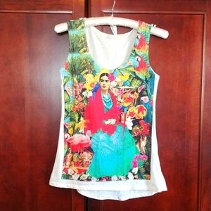 Mexican art frida tank